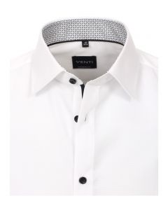 103412600-001 Venti wit overhemd strijkvrij kent kraag enkel manchetten business chique trendy en modern overhemd