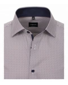 Venti navy red print