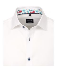 103458700-000 Venti wit overhemd strijkvrij kent kraag modern fit oxford 100% katoen