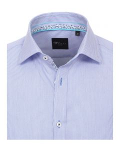 182980800-100 Overhemden-Venti-modern-fit-licht-baby-blauw-wit-gestreept-bloemen-overhemd-100%-katoen