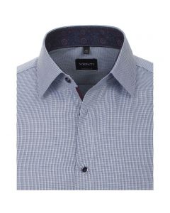 193318500-101 venti navy blauw oxford strijkvrij overhemd