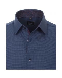 193318500-103 venti navy oxford overhemd strijkvrij