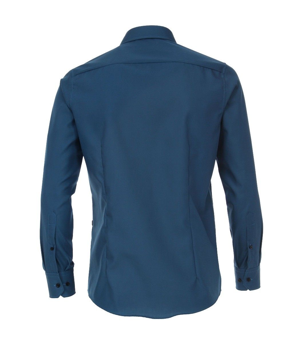 001480-166 venti petrol kleur modern fit strijkvrij overhemd