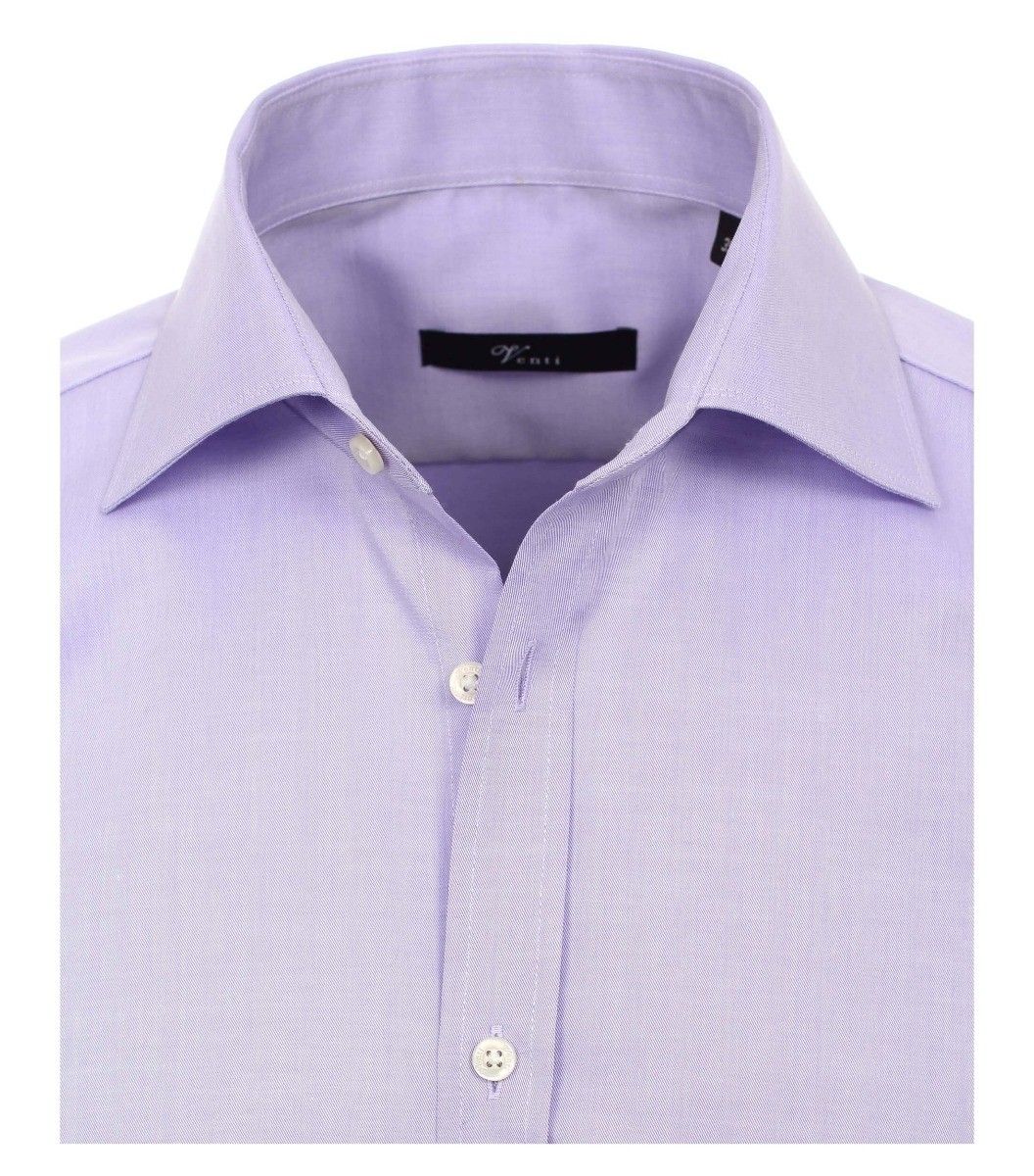 001800-901 Overhemden-Venti-modern-fit-licht-paars-overhemd-100%-katoen-strijkvrij