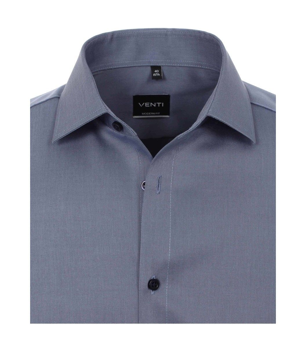 001880-100 grijs blauw antraciet kleurig venti overhemd strijkvrij 