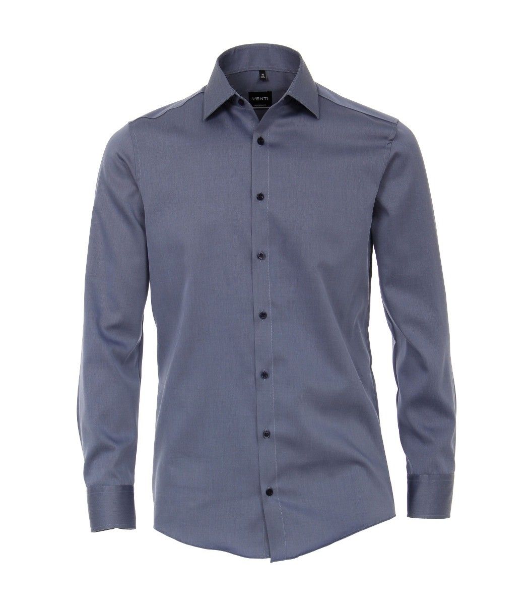 001880-100 grijs blauw antraciet kleurig venti overhemd strijkvrij 