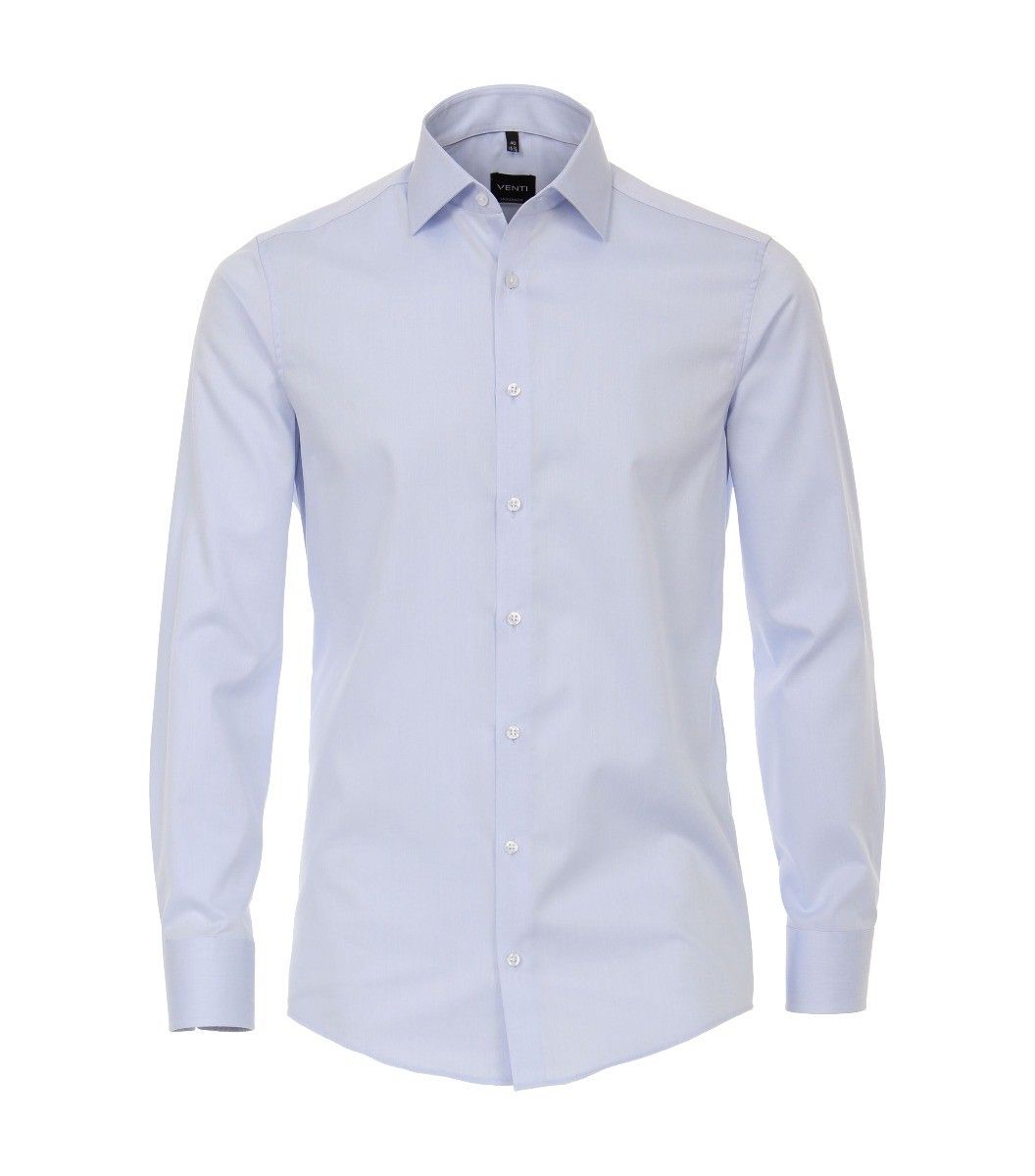 001880-102 venti lichtblauw overhemd strijkvrij en 100% katoen