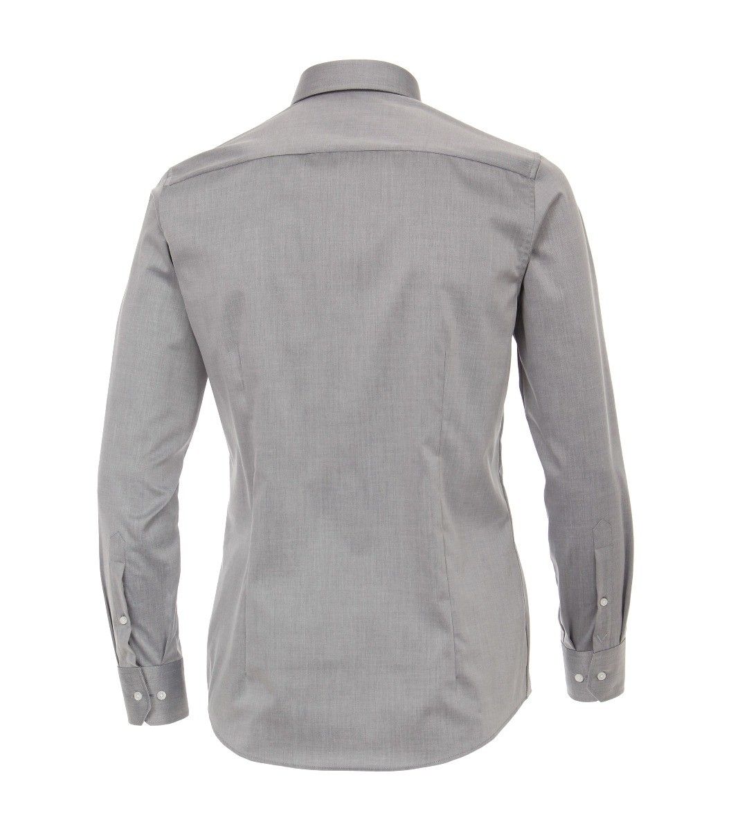 001880-700 venti lichtgrijs zilver strijkvrij overhemd
