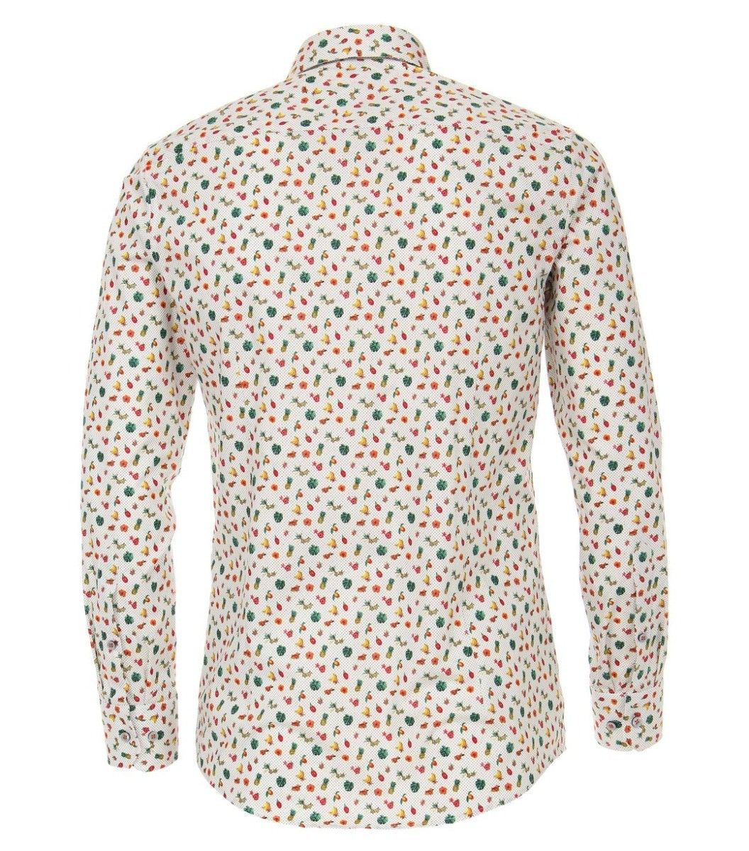 103370100-300 venti print overhemd groente en fruit print modern fit 