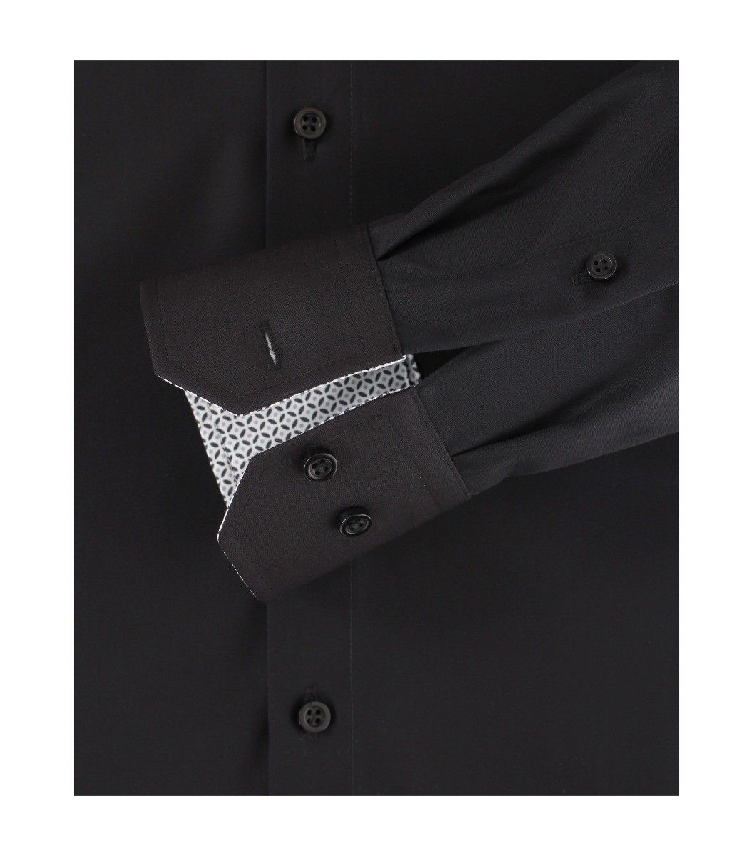103412600-800 venti trendy zwart overhemd modern fit strijkvrij