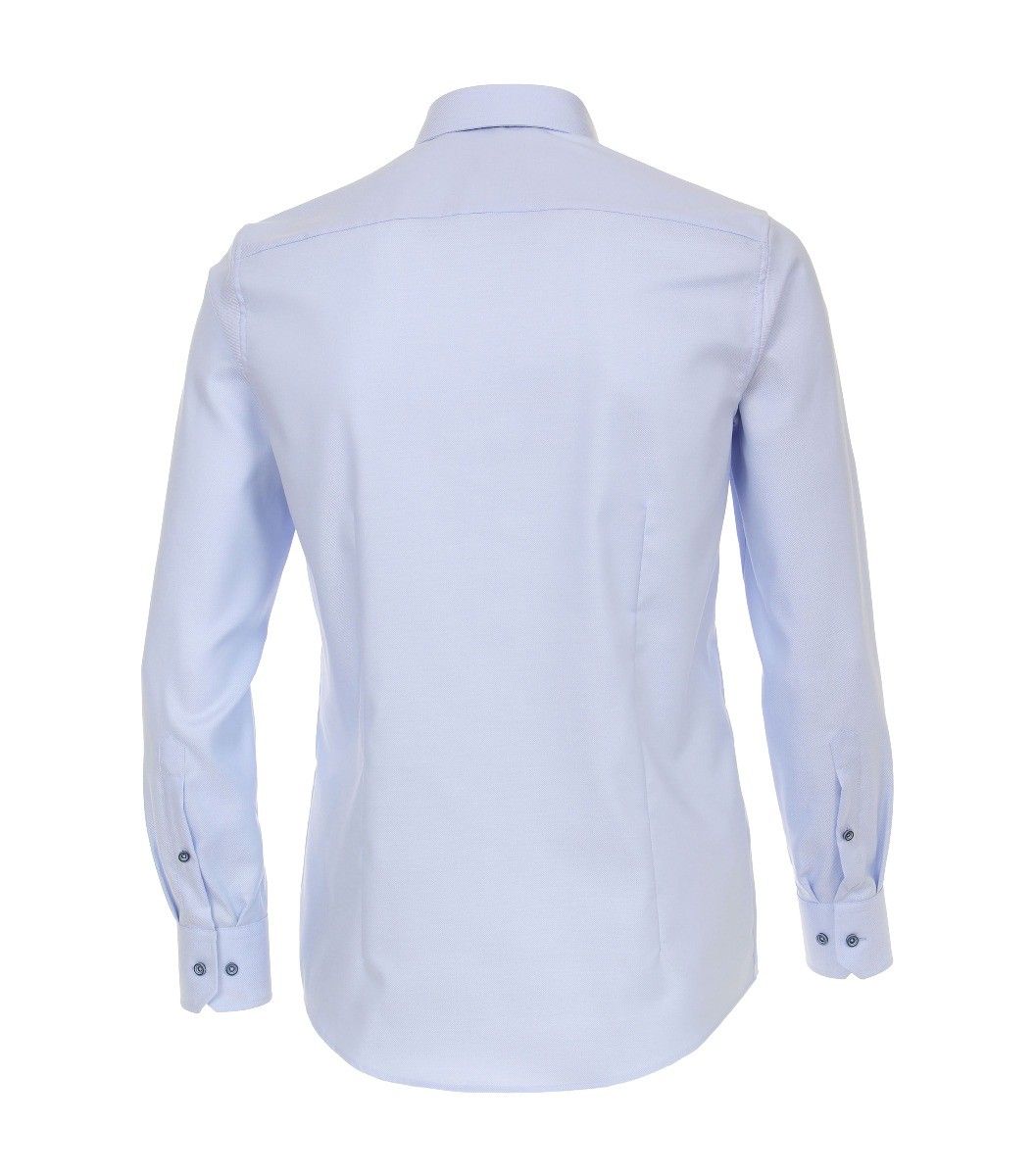 103458700-106 Venti lichtblauw oxford stof strijkvrij kent kraag modern fit