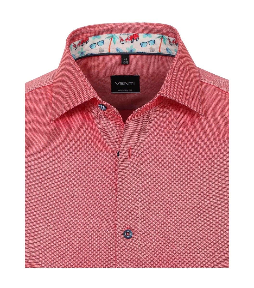 103458700-404 venti roze oxford structuur overhemd strijkvrij