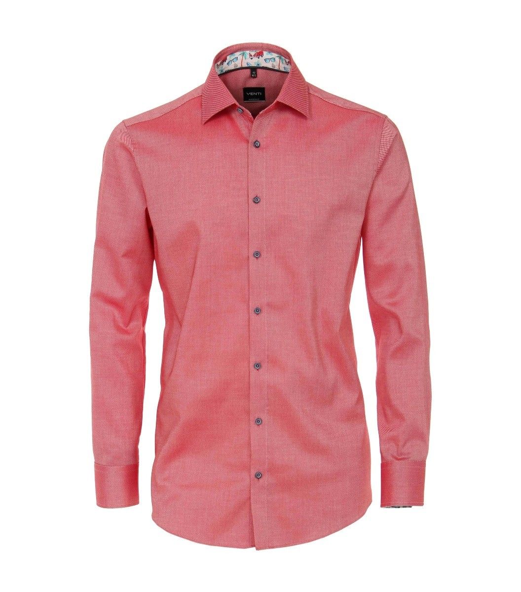 103458700-404 venti roze oxford structuur overhemd strijkvrij