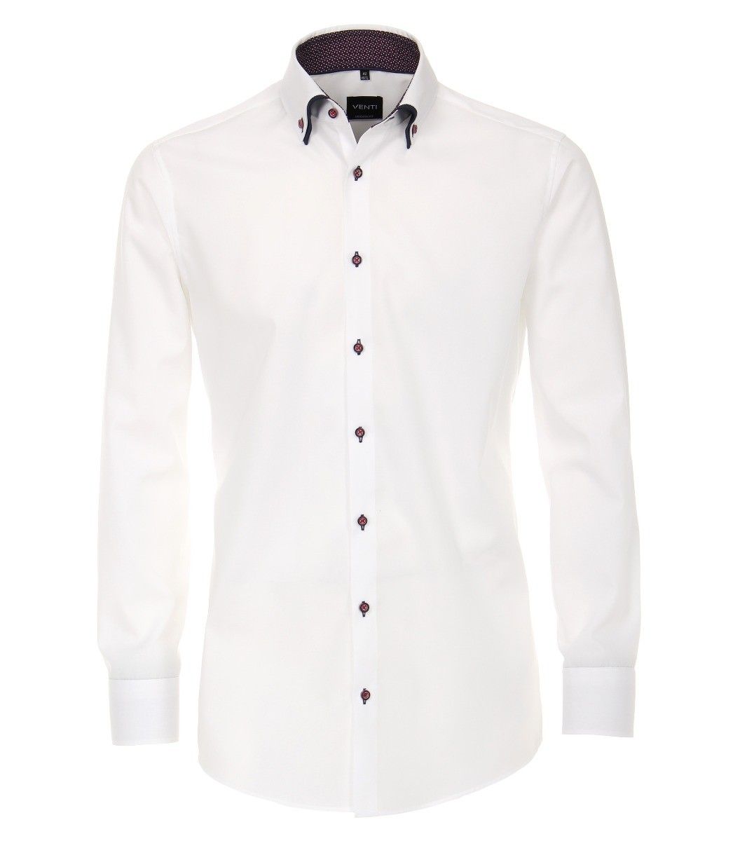103459100-000 venti wit dubbel kraag overhemd strijkvrij