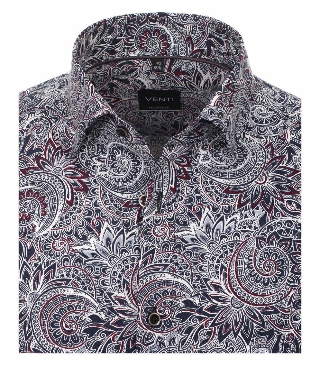 193274800-400 venti overhemd button under kraag