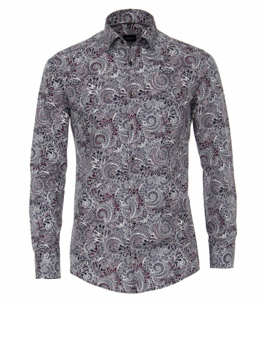 193274800-400 venti overhemd button under kraag