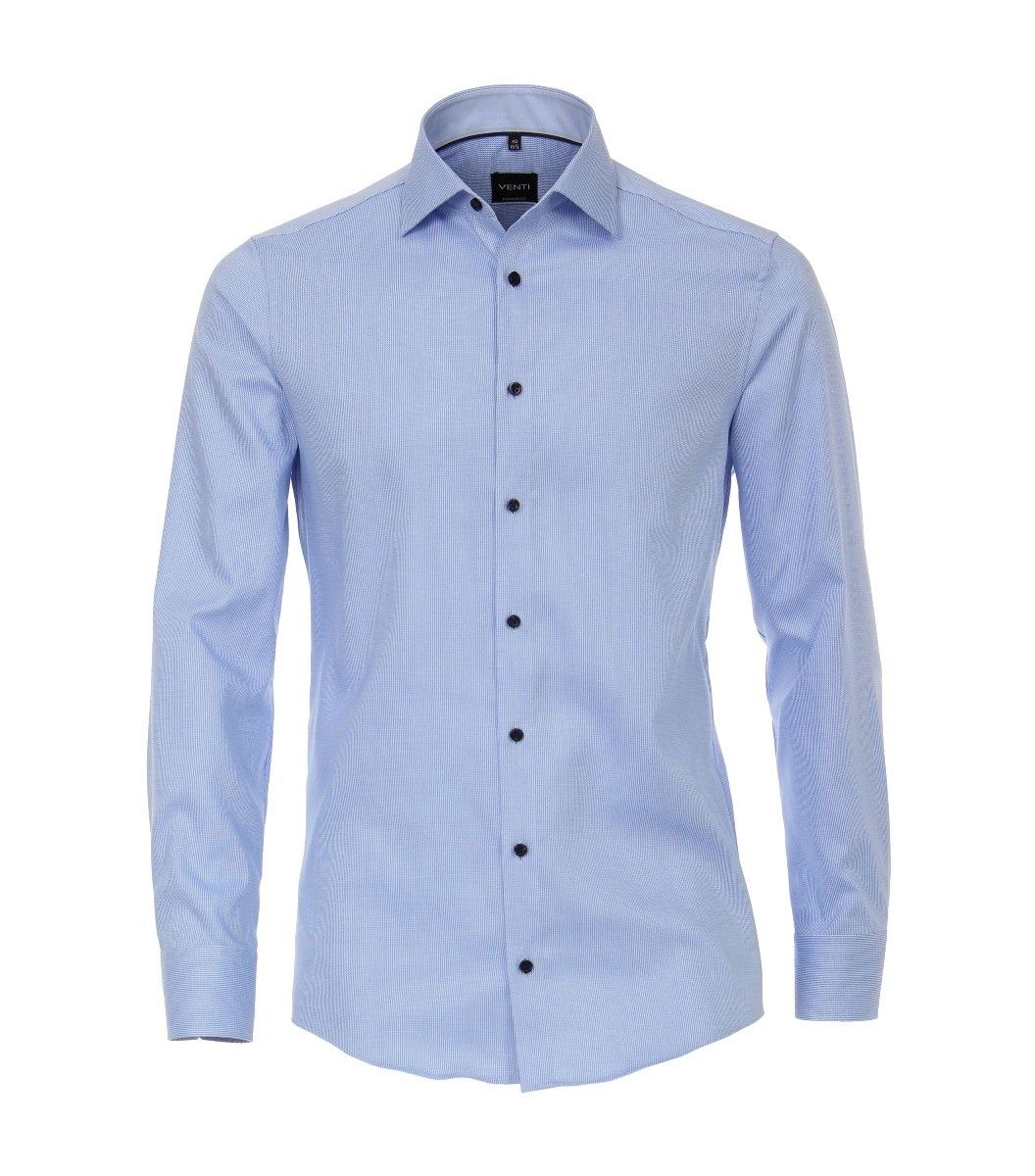 193295500-100 lichtblauw venti overhemd strijkvrij