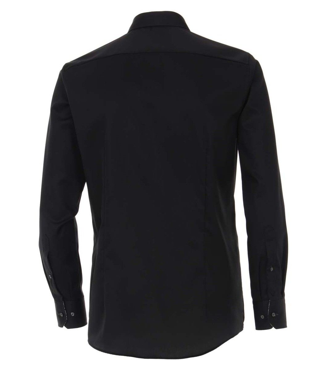 193318300-800 venti zwart overhemd strijkvrij