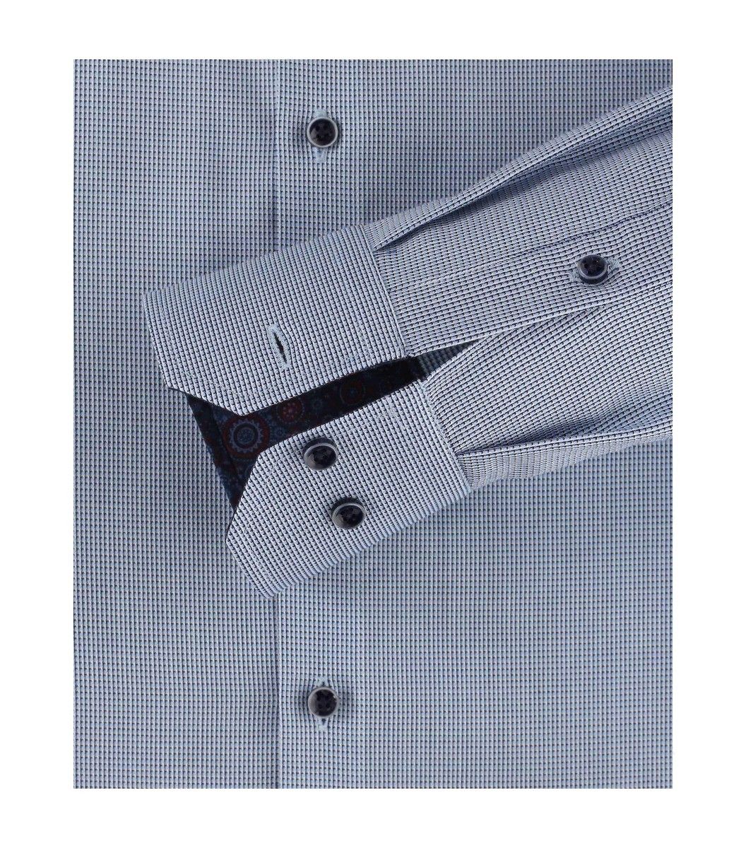 193318500-101 venti navy blauw oxford strijkvrij overhemd