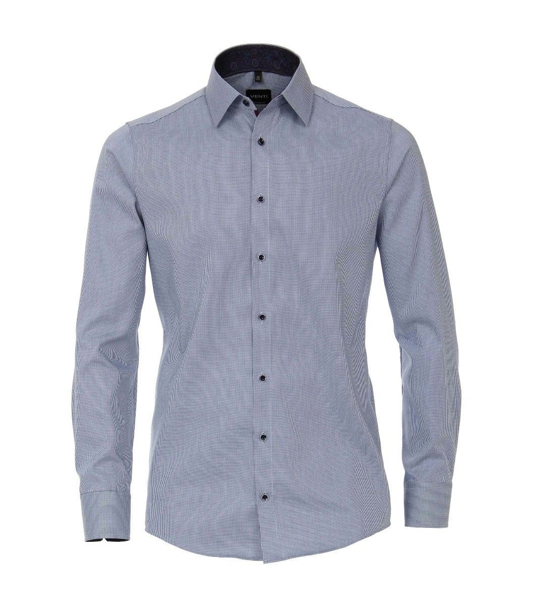 193318500-101 venti navy blauw oxford strijkvrij overhemd