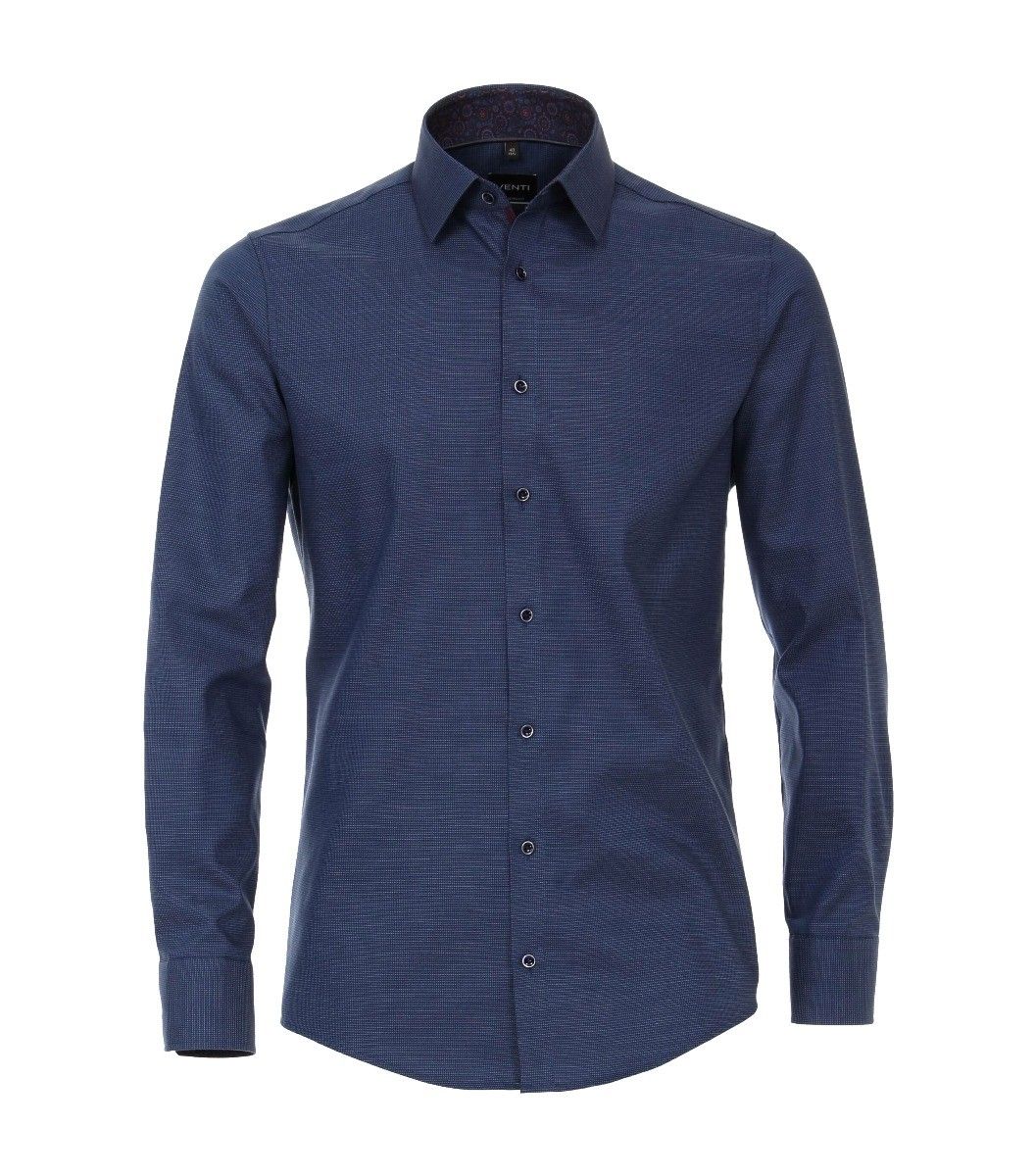 193318500-103 venti navy oxford overhemd strijkvrij